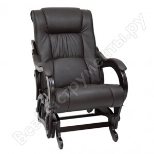 Кресло-глайдер комфорт модель 78, венге, кожзам dundi 108 68596
