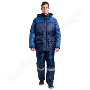 Зимняя куртка для инженера факел new темно-синяя/васильковая, р.48-50, рост 170-176 87469374.003