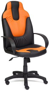 Кресло Tetchair NEO (1) (кож/зам, черный/оранжевый, 36-6/14-43)
