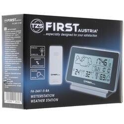 Метеостанция First FA-2461-5-BA, беспроводной датчик, комнатная/уличная температура и влажность, часы