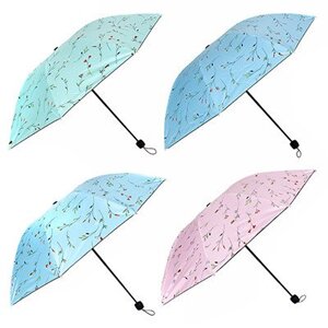 Зонт женский, механика, 8 спиц, 55см, металл, пластик, полиэстер, 4 цвета