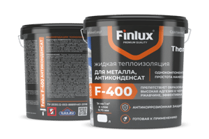 Теплоизоляция жидкая Finlux F-400 Gold для металла антиконденсат