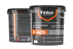 Теплоизоляция жидкая Finlux F-425 Gold для фасадов и швов