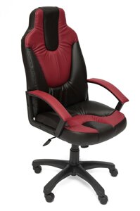 Кресло компьютерное NEO (2) черный/бордо