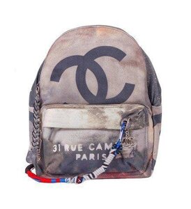 Рюкзак Chanel (Chanel Graffiti Backpack) светло-серый