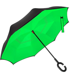 Зонт-наоборот антизонт Umbrella (салатовый)