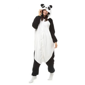ОООчень удобная мягкая просторная Пижама кигуруми Панда, взрослый, размер S