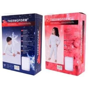 Детское термобелье THERMOFORM для девочек и мальчиков, цвет белый