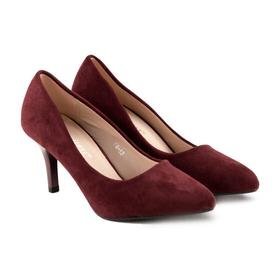 Туфли женские Meitesi, цвет бордовый, размер 34