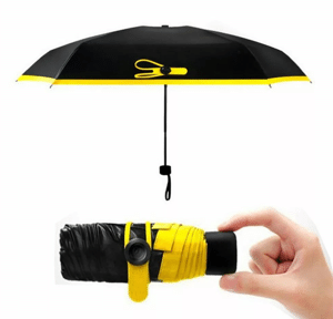 Карманный зонтик mini pocket umbrella (Желтый)