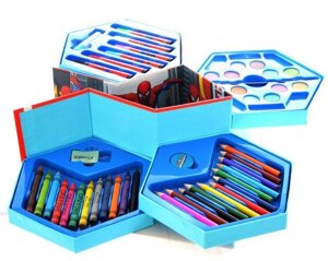 Набор для детского творчества 46 предметов (Синий)