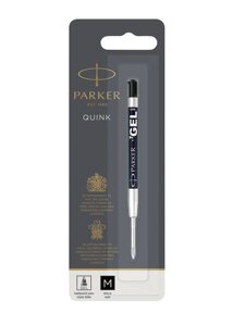 Гелевый стержень Parker (Паркер) для использования в шариковых ручках, линия письма – средняя 0,7 мм, черный 1950344