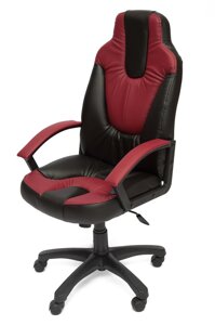 Кресло офисное NEO (2) черный + бордо (36-6 + 36-7)