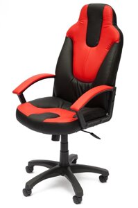Кресло офисное NEO (2) черный + красный (36-6 + 36-161)