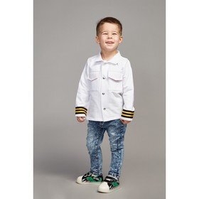 Куртка для мальчика, рост 116 см, цвет белый Кр - 223. 1 - фото
