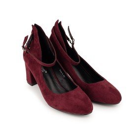Туфли женские Meitesi, цвет бордовый, размер 38