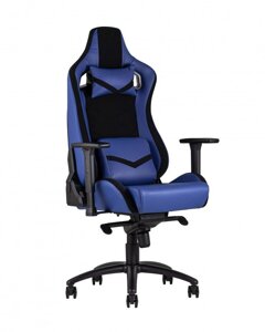 Игровое кресло Stool Group компьютерное TopChairs Racer Premium синее геймерское