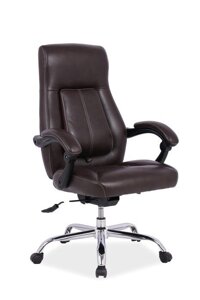Кресло компьютерное SIGNAL BOSS (экокожа - коричневый)